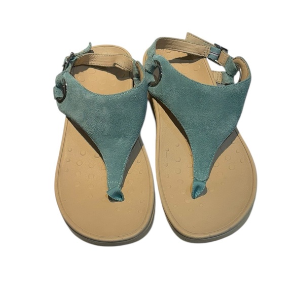 Vionic Jolie Teal and Tan Women's Sandals size 9 - Picture 2 of 10